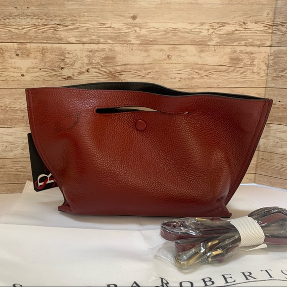 Sondra Roberts Small Leather Bag with Strap - Picture 4 of 9